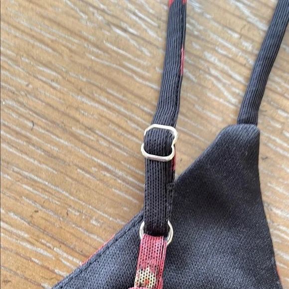 Peppermayo Floral Black and Red Mini Dress - Picture 9 of 13